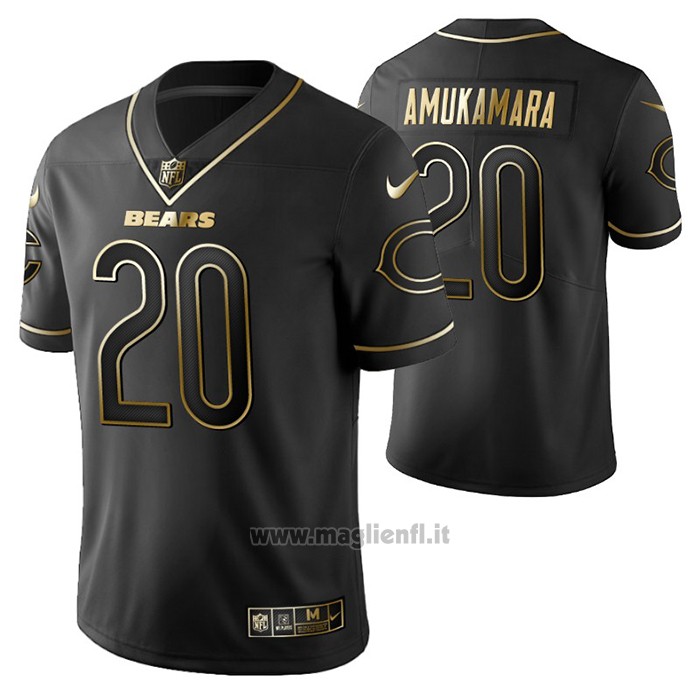 Maglia NFL Limited Chicago Bears Prince Amukamara Golden Edition Nero